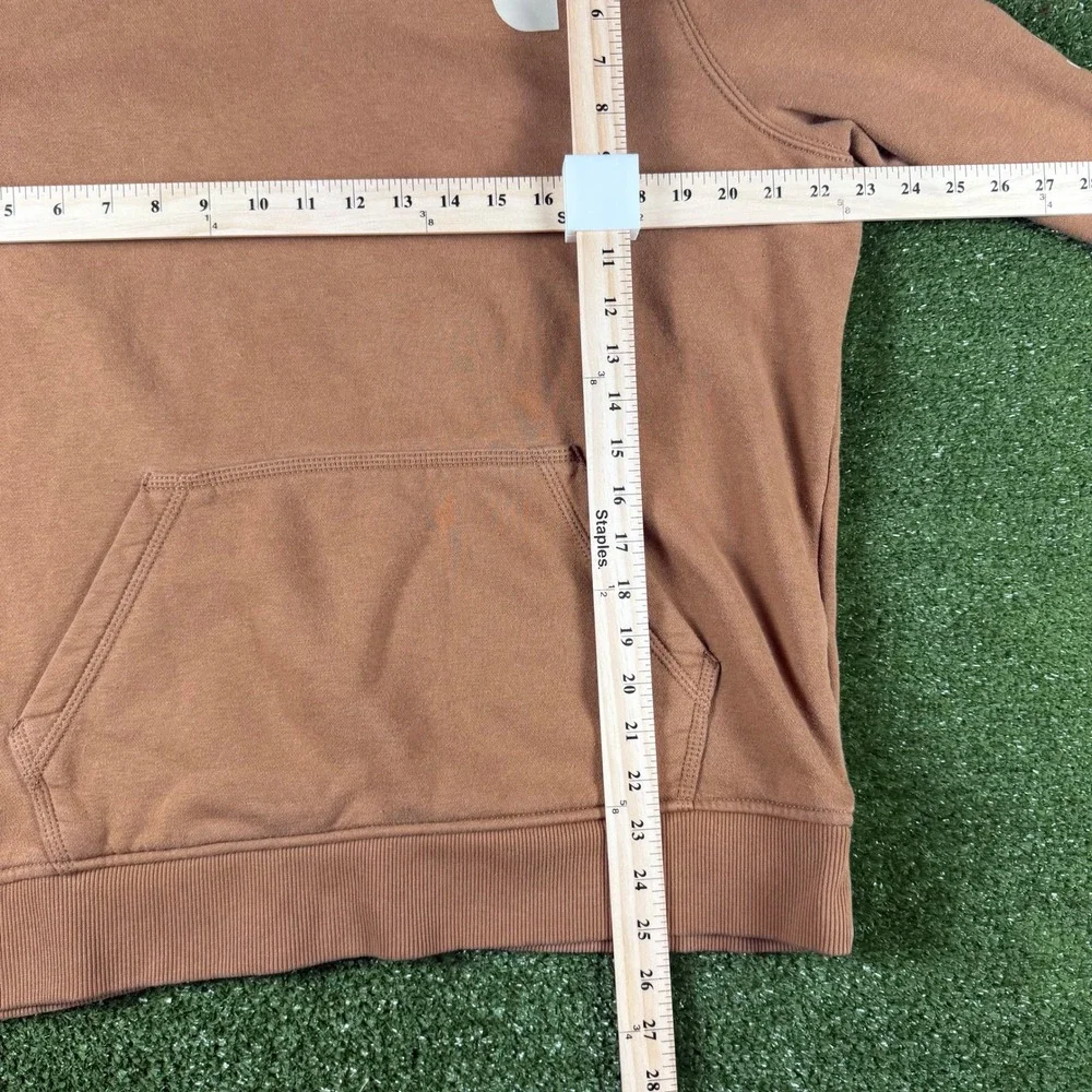 Carhartt‎ Youth Brown Relaxed Fit Graphic Sleeve Logo Hoodie Large 12-14